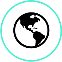 :img A globe,50%, width